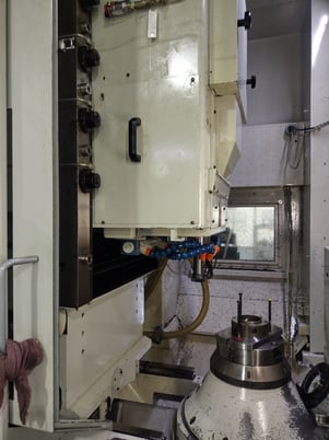 Gleason #GP200S, CNC gear shaper, hydrostatic spindle, spur guide, coolant system, 2002 - Image 3