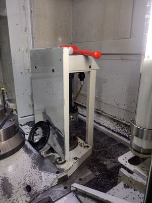 Gleason #GP200S, CNC gear shaper, hydrostatic spindle, spur guide, coolant system, 2002 - Image 7