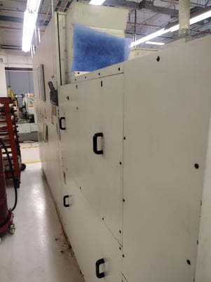 Gleason #GP200S, CNC gear shaper, hydrostatic spindle, spur guide, coolant system, 2002 - Image 10