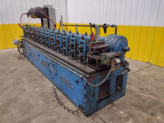 14 Stand, Tishken #14-MW-2, rollformer, 8" roll space, 2" arbor diameter, 20 HP, R to L, coolant pump - Image 3