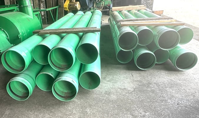 Vinyltech, 17 pieces of 14' 6" long, D-3034,12" diameter gasketed pipe - Image 3