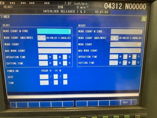 Mori Seiki #NT-5400-1800SZ, CNC Lathe, 9-Axis, 36" Swing, 75.6" Machining length, 18" Chuck, 4" Bar, 80 ATC - Image 7
