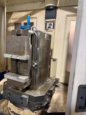 Daewoo Doosan #DHP-4000, CNC Horizontal Machining Center, 4-Axis, 23.6" X, 22" Y, 23.6" Z, 15.75" x 15.75" - Image 2