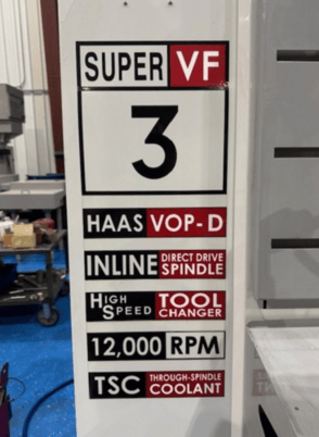 Haas #VF-3SS, Vertical Machining Center, 3-Axis, 40" X, 20" Y, 25" Z, 18" x 48" Table, 30 HP, 12000 RPM, CT40 - Image 2