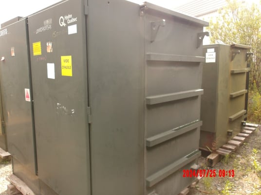 1500 KVA 24940Y Primary, 600Y Secondary, Hydro Quebec Transformer - Image 1
