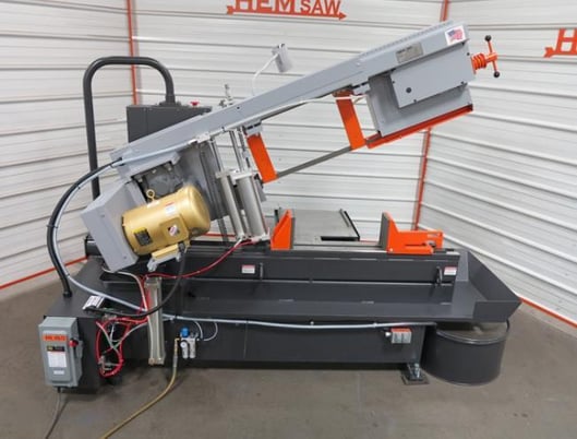 16" x 12.5" Wellsaw #1200, Semi-automatic Horizontal Bandsaw, 1-1/4" x 15' x 0.042" blade, 7.5 HP - Image 3