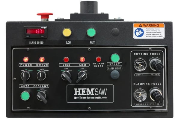 16" x 12.5" Wellsaw #1200, Semi-automatic Horizontal Bandsaw, 1-1/4" x 15' x 0.042" blade, 7.5 HP - Image 4