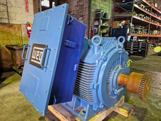 500 HP 720 RPM Weg, Frame 6806/7/8T, TEFC BB, 460 Volts, New Surplus - Image 1
