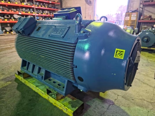 500 HP 720 RPM Weg, Frame 6806/7/8T, TEFC BB, 460 Volts, New Surplus - Image 2