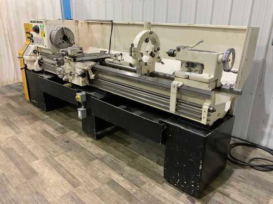 19" x 78" LeBlond #Makino, engine lathe, 12" swing over cross slide, 3 & 4-jaw 12" chuck, 2-Axis Newall - Image 1