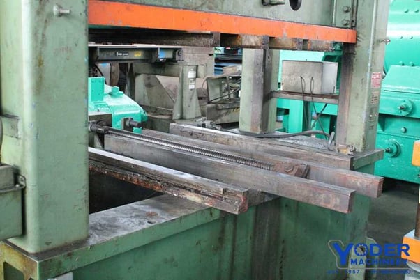 200 Ton, Heim #S2-200-78-42, straight side double crank press, 6" stroke, 20" Shut Height, air clutch, 1976 - Image 6