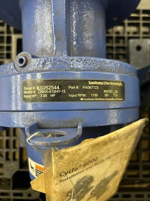 Sumitomo Drive Technologies Cyclo Speed Reducer CNHX-612HY-15 m00892 - Image 2