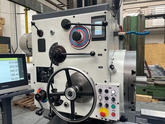 3.9" Fermat #W100A, Table-Type Horizontal Boring Mill, 49.2" x 49.2" table, 63" X, 44" Y, 49.2" Z, 15 HP - Image 2