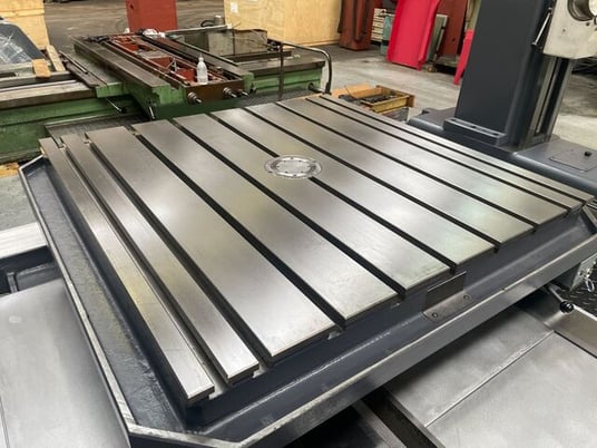 3.9" Fermat #W100A, Table-Type Horizontal Boring Mill, 49.2" x 49.2" table, 63" X, 44" Y, 49.2" Z, 15 HP - Image 7
