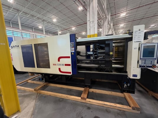 596 Ton, 34.23 oz., Haitian #MAIII-5300/2250, injection molding machine, 65mm screw diameter, new, 2023 - Image 1