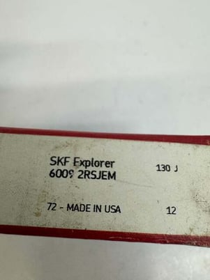 SKF Deep Groove Ball Bearing 6009-2RSJEM 45 x 75 x 16 mm - Image 4