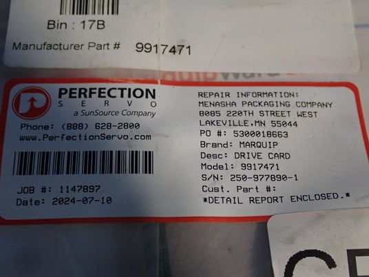 Marquip #9917471, PLC Drive Module - Image 4