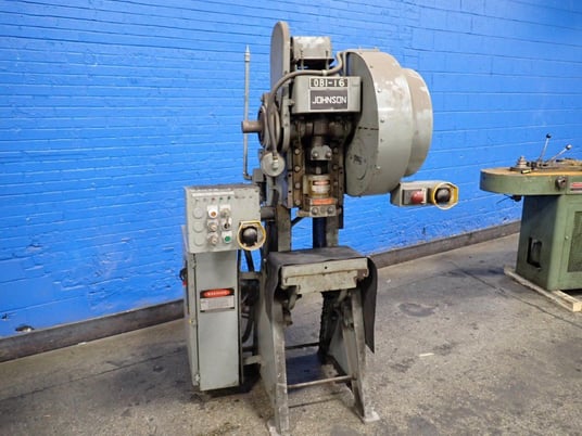 16 Ton, Johnson #OBI-16, OBI Press, 16" x 10" capacity, 220/380 V - Image 2
