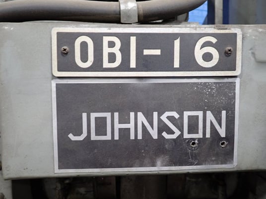 16 Ton, Johnson #OBI-16, OBI Press, 16" x 10" capacity, 220/380 V - Image 10