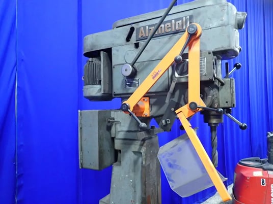 Alzmetall #AB4, Drill Press, w/Foot Switch, 24" x 18" Table, 1730 RPM, 220 V, 2015 - Image 5