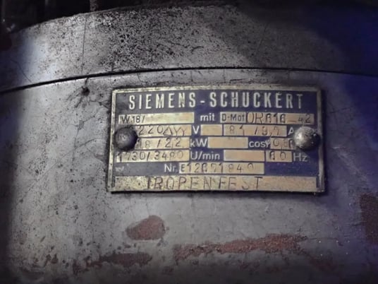 Alzmetall #AB4, Drill Press, w/Foot Switch, 24" x 18" Table, 1730 RPM, 220 V, 2015 - Image 7