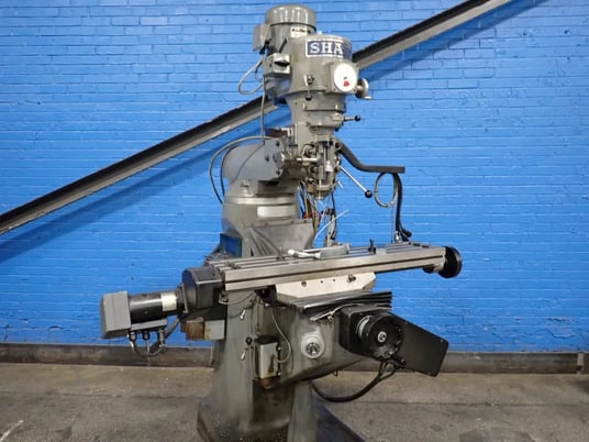 Sharp, Vertical Mill, 9" x 42" Table, 3 HP, 1720 RPM, 220/440 V - Image 1