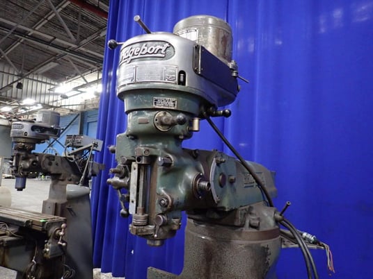 Bridgeport, Vertical Mill, 9" x 42" Table, 1 HP, 1730 RPM, 220 V - Image 5