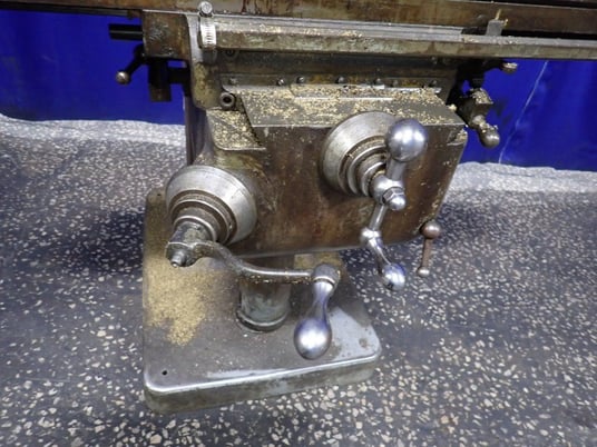 Index Machine & Tool Co. #55, Vertical Mill, 9" x 46" Table, 1 HP, 1710 RPM, 220 V - Image 6