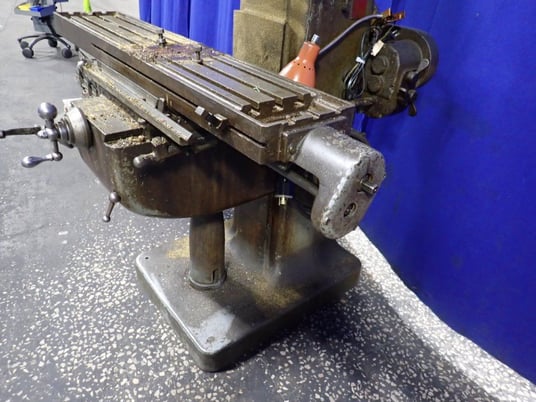 Index Machine & Tool Co. #55, Vertical Mill, 9" x 46" Table, 1 HP, 1710 RPM, 220 V - Image 7