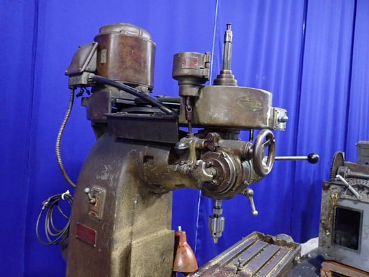 Index Machine & Tool Co. #55, Vertical Mill, 9" x 46" Table, 1 HP, 1710 RPM, 220 V - Image 10