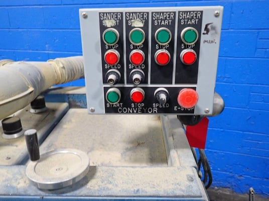 Unique Machine & Tool Co. #320, Shape & Sand Machine, 2 HP, 2500 RPM, 130 V - Image 8