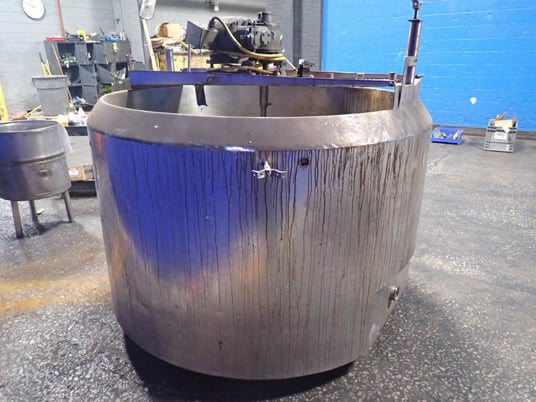Jacketed Mixing Tank, 65" x 65" x 38" capacity - Image 3