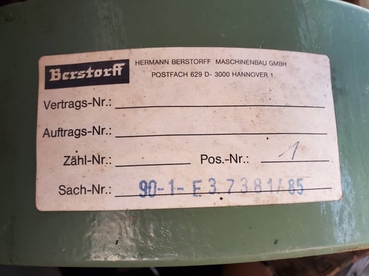 Berstorff, Pin Barrel for 6" Cold Feed Rubber Extruder, 20:1 L/D - Image 3