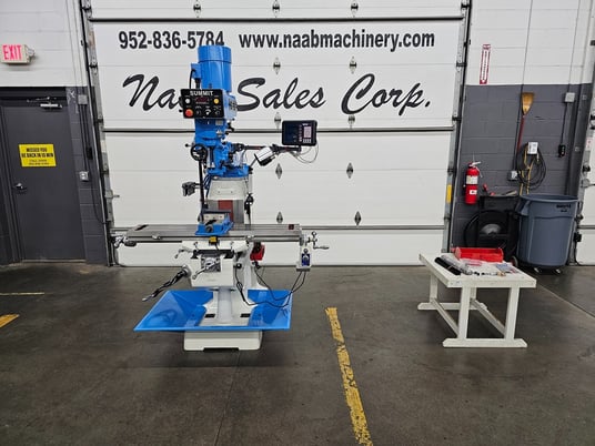 Summit #EVS349B, Vertical Knee Mill/Turret Milling Machine, 9" x 49" table, 31" X, 13" Y, 15" ram adjustment - Image 2