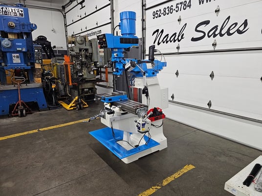 Summit #EVS349B, Vertical Knee Mill/Turret Milling Machine, 9" x 49" table, 31" X, 13" Y, 15" ram adjustment - Image 5
