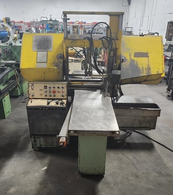 15" x 17" W.F. Wells #F-15, automatic horizontal band saw, 1" x0.35" x 14'-5" blade, 75-300 FPM, bar feed - Image 10