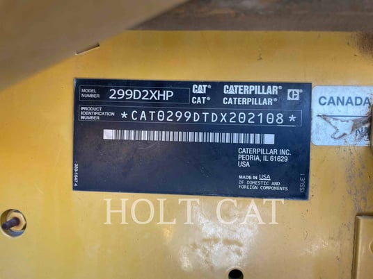 Caterpillar 299D2XHP, 2444 hours, S/N: DX202108, 2017 - Image 6