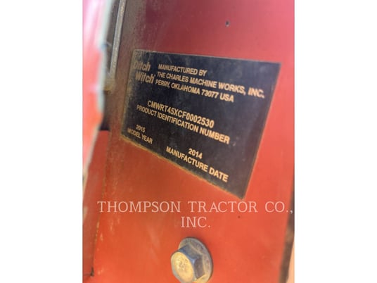 Ditch Witch (Charles Machine Works) RT45, S/N: CMWRT45XCF0002530, 2014 - Image 3