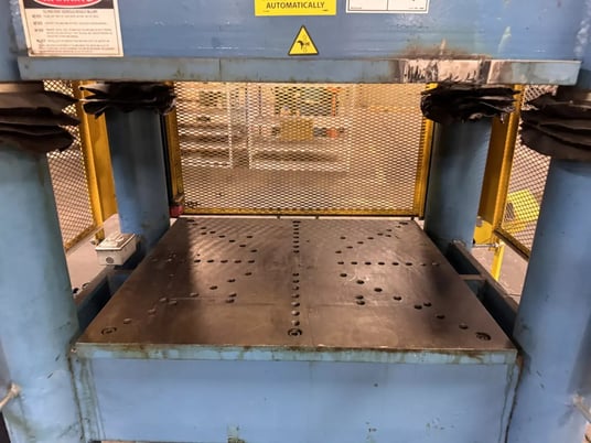 30 Ton, Beckwood #0, 4-post hydraulic press, 6" stroke, 34" x 30" bed/ram area, 5 HP, 2000 - Image 7