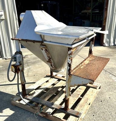 Salt hopper small bag dum station, Stainless Steel contact parts - Image 2