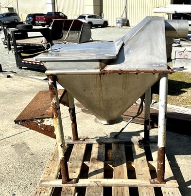 Salt hopper small bag dum station, Stainless Steel contact parts - Image 5