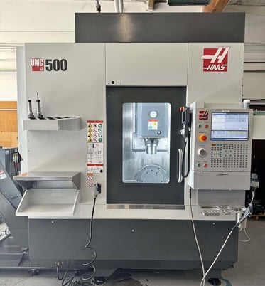 Haas #UMC-500, Vertical Machining Center, 5-Axis, 24" X, 16" Y, 16" Z, 30 HP, 15000 RPM, CAT40 Taper, 50 - Image 1
