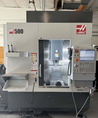 Haas #UMC-500, Vertical Machining Center, 5-Axis, 24" X, 16" Y, 16" Z, 30 HP, 15000 RPM, CAT40 Taper, 50 - Image 2