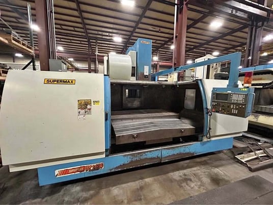 Supermax #YCM-V2110B, Vertical Machining Center, 3-Axis, 82.2" X, 40.1" Y, 30" Z, 6000 RPM, CT50 Taper, 32 - Image 1