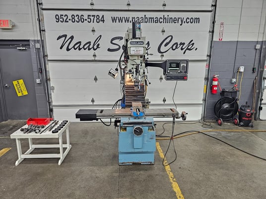 Southwest Industries #DPM, 3-Axis CNC Vertical Bed Mill, 10" x 50" table, 31" X, 17" Y, 25" Z, 1.5" mild - Image 4