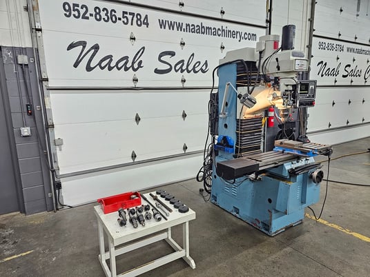 Southwest Industries #DPM, 3-Axis CNC Vertical Bed Mill, 10" x 50" table, 31" X, 17" Y, 25" Z, 1.5" mild - Image 6