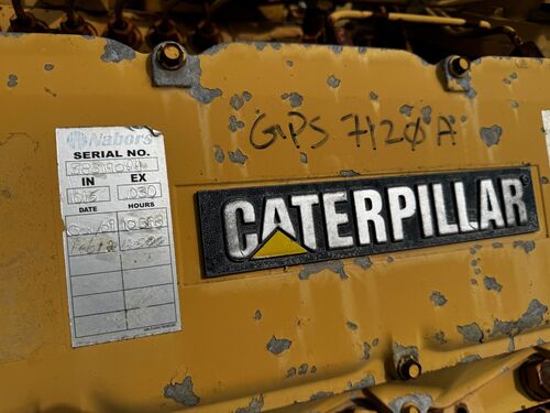 Caterpillar #3412, industrial engine power unit w/ radiator & pump drive, 1997 - Image 2