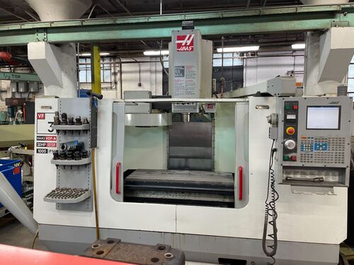 Haas #VF-3, vertical machining center, 40" X, 20" Y, 25" Z, 7500 RPM, 20 HP, 20 automatic tool changer, chip - Image 1