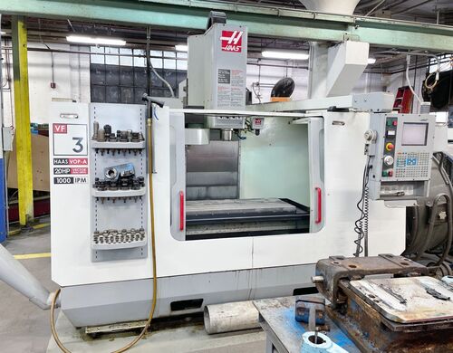 Haas #VF-3, vertical machining center, 40" X, 20" Y, 25" Z, 7500 RPM, 20 HP, 20 automatic tool changer, chip - Image 2