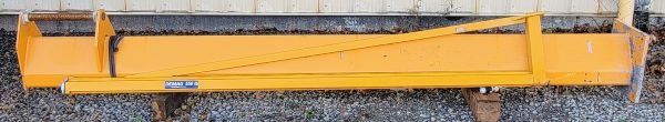 0.5 Ton, Demag, jib crane, 23.5' span, 30' runway, 8.5' under hook, Harrington hoist, 2 bridges - Image 1